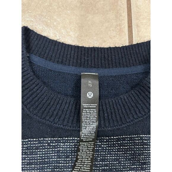 Lululemon Relaxed Git knit sweater sz XL - Picture 3 of 5